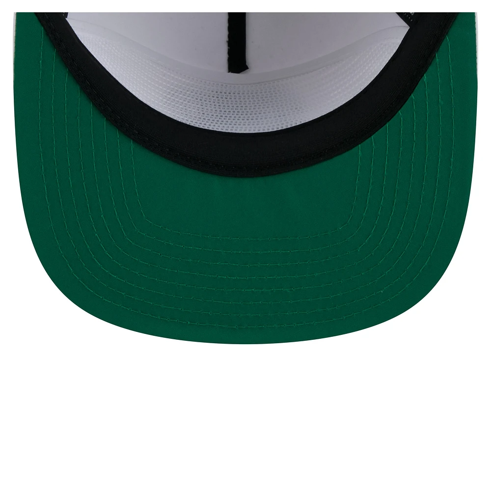Casquette de golf ajustable New Era Performance Rope pour homme, blanche, Boston Celtics