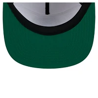 Casquette de golf ajustable New Era Performance Rope pour homme, blanche, Boston Celtics