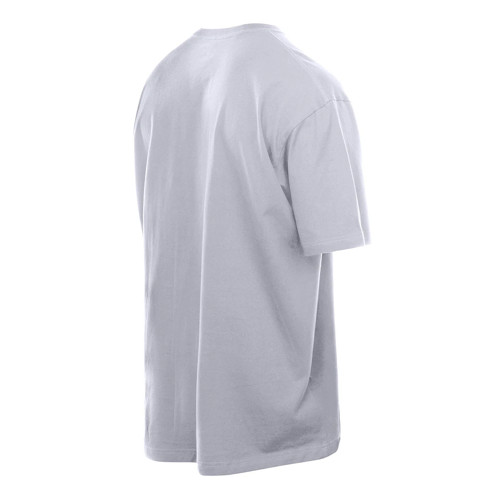 Men's New Era White Boston Celtics Throwback Prep Oversized T-Shirt