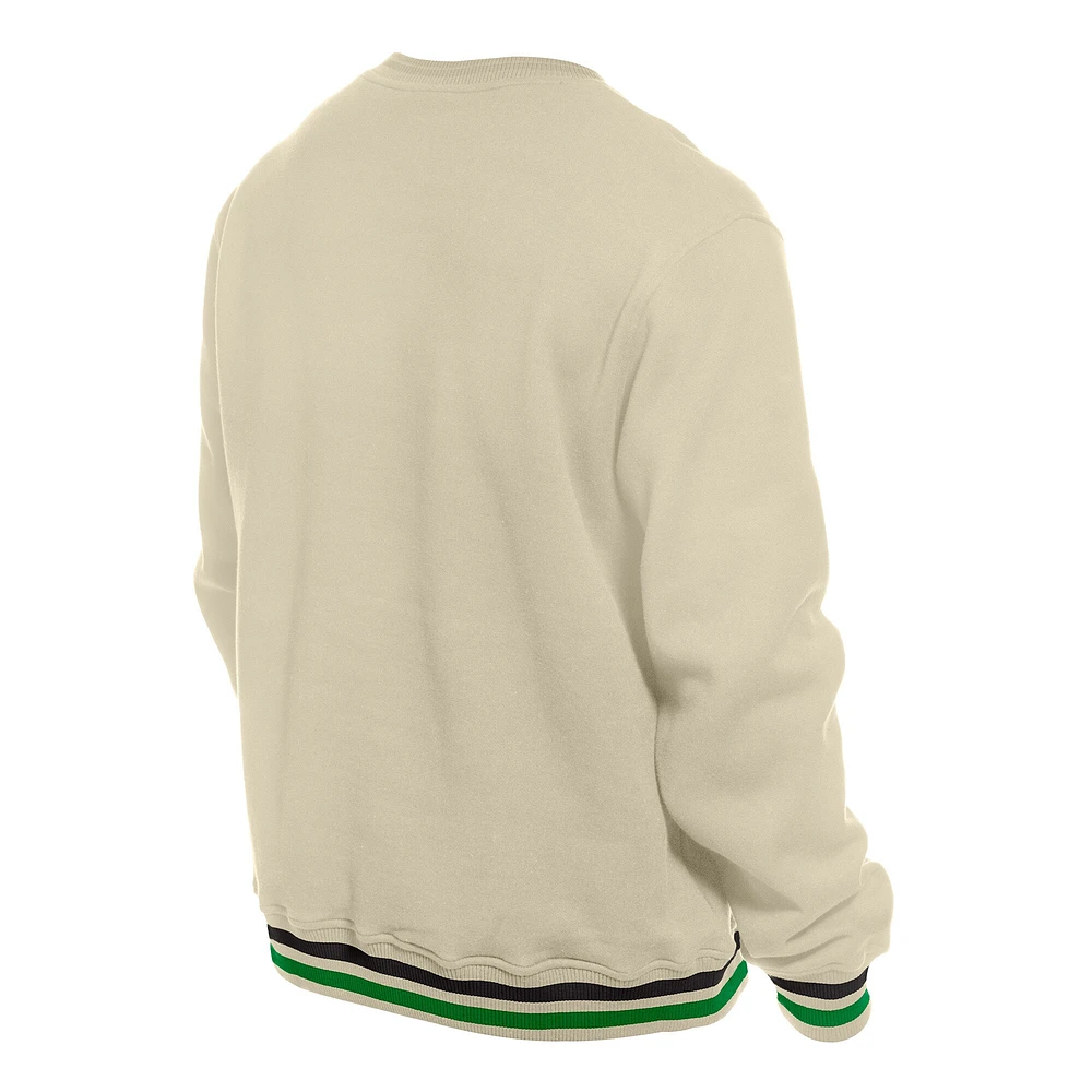 Sweat-shirt à capuche rétro Boston Celtics blanc New Era pour homme