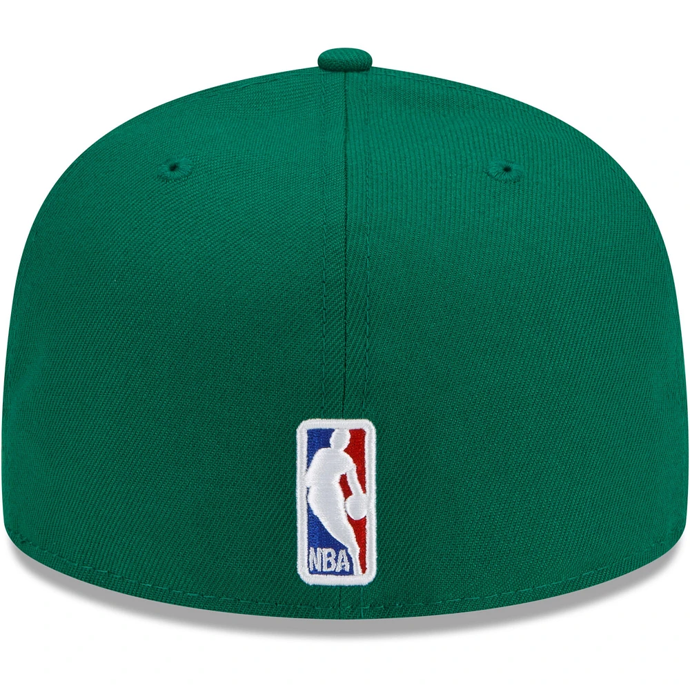 Men's New Era x Just Don Kelly Green Boston Celtics 59FIFTY Fitted Hat