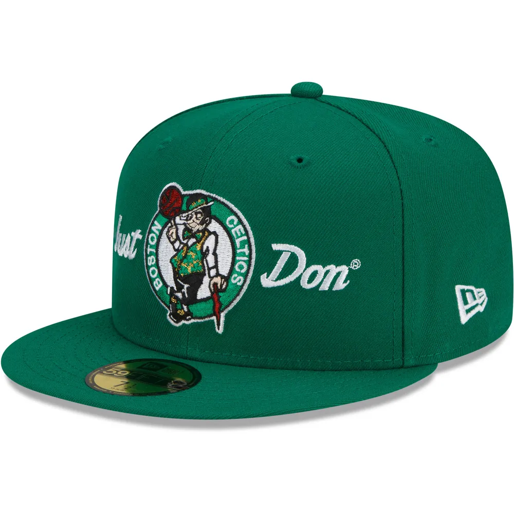 Casquette ajustée 59FIFTY Boston Celtics New Era x Just Don Kelly vert pour homme