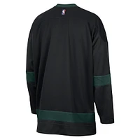 Men's Nike Black Boston Celtics 2024/25 City Edition Courtside Heavyweight Hockey Jersey