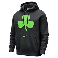 Sweat à capuche Nike City Edition Essential Club Boston Celtics 2024/25 noir pour homme