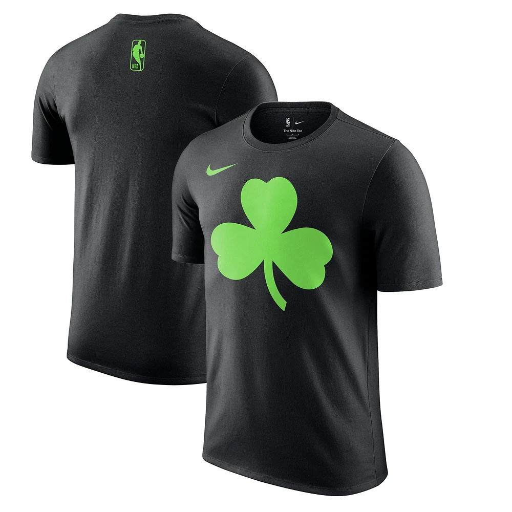 T-shirt Nike noir Boston Celtics City Edition Essential Logo pour homme 2024/25