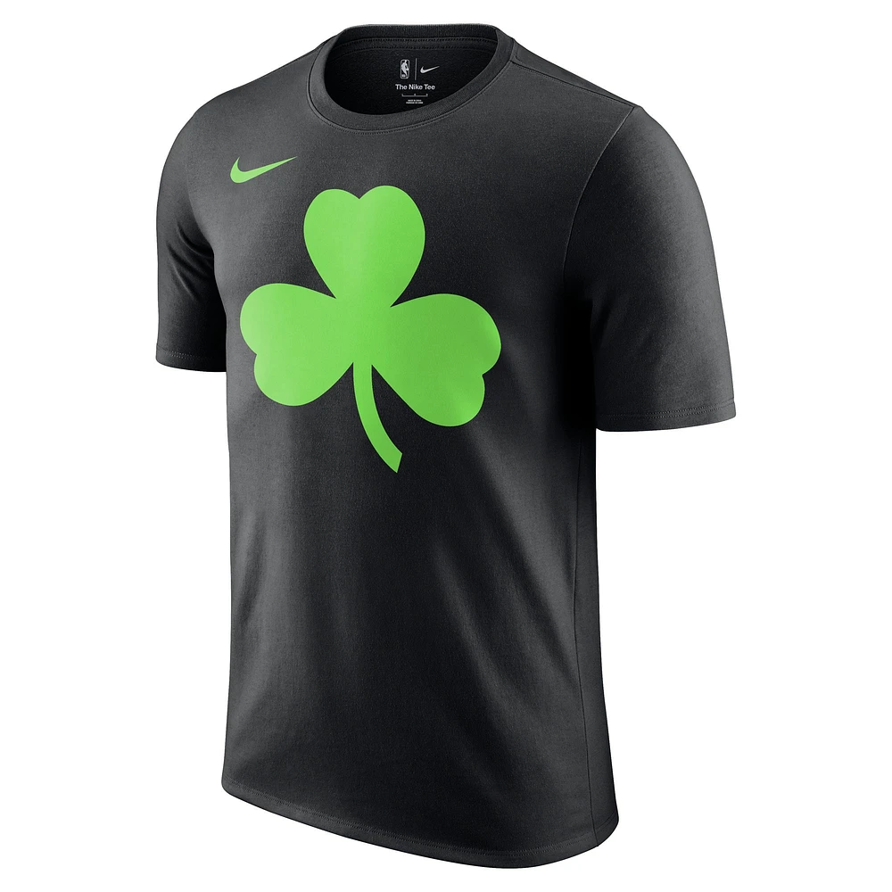 T-shirt Nike noir Boston Celtics City Edition Essential Logo pour homme 2024/25