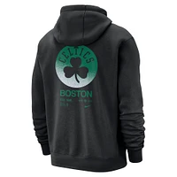 Men's Nike Black Boston Celtics Courtside Club Pullover Hoodie