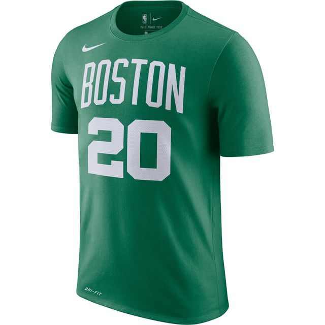 T-shirt performance avec nom et numéro des Celtics de Boston Nike Gordon Hayward vert pour homme