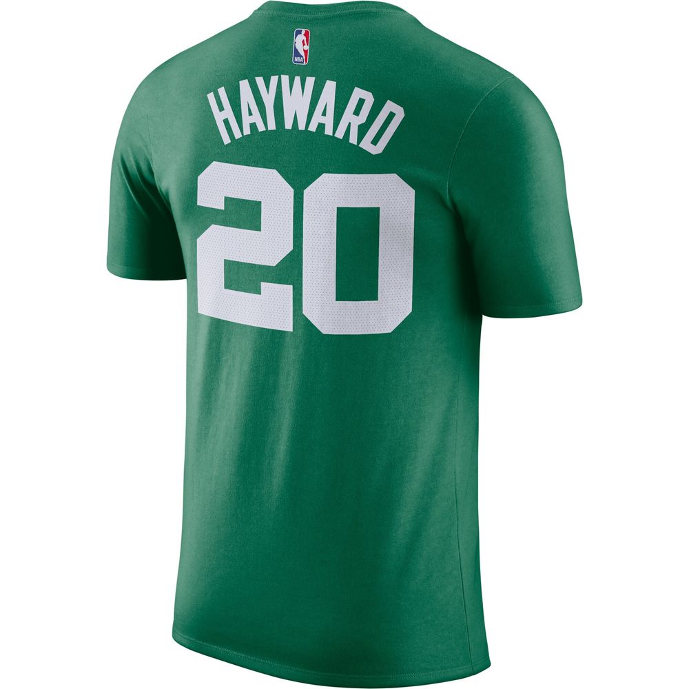 Men's Nike Gordon Hayward Green Boston Celtics Name & Number Performance T-Shirt