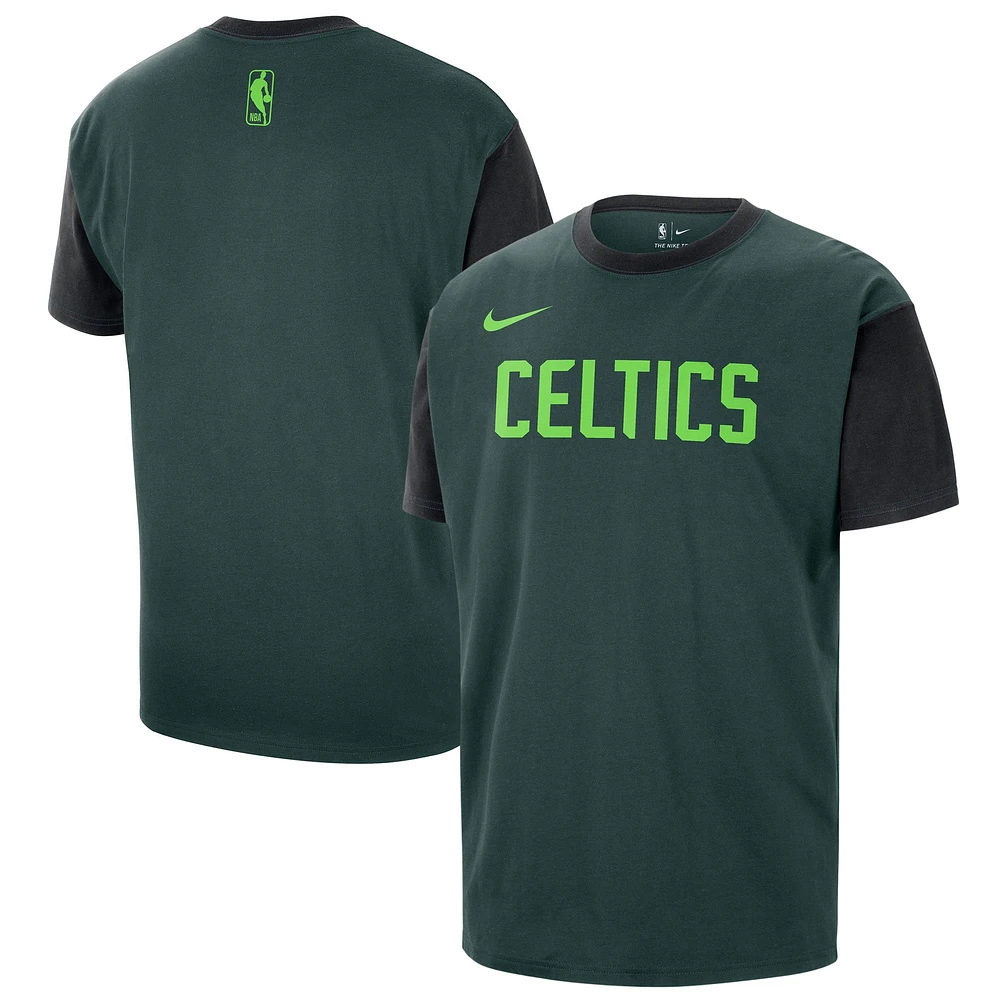 Men's Nike Green Boston Celtics 2024/25 City Edition Courtside Color Block T-Shirt