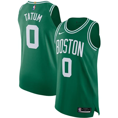 Maillot authentique Nike Jayson Tatum Kelly vert Boston Celtics pour homme - Édition Icon