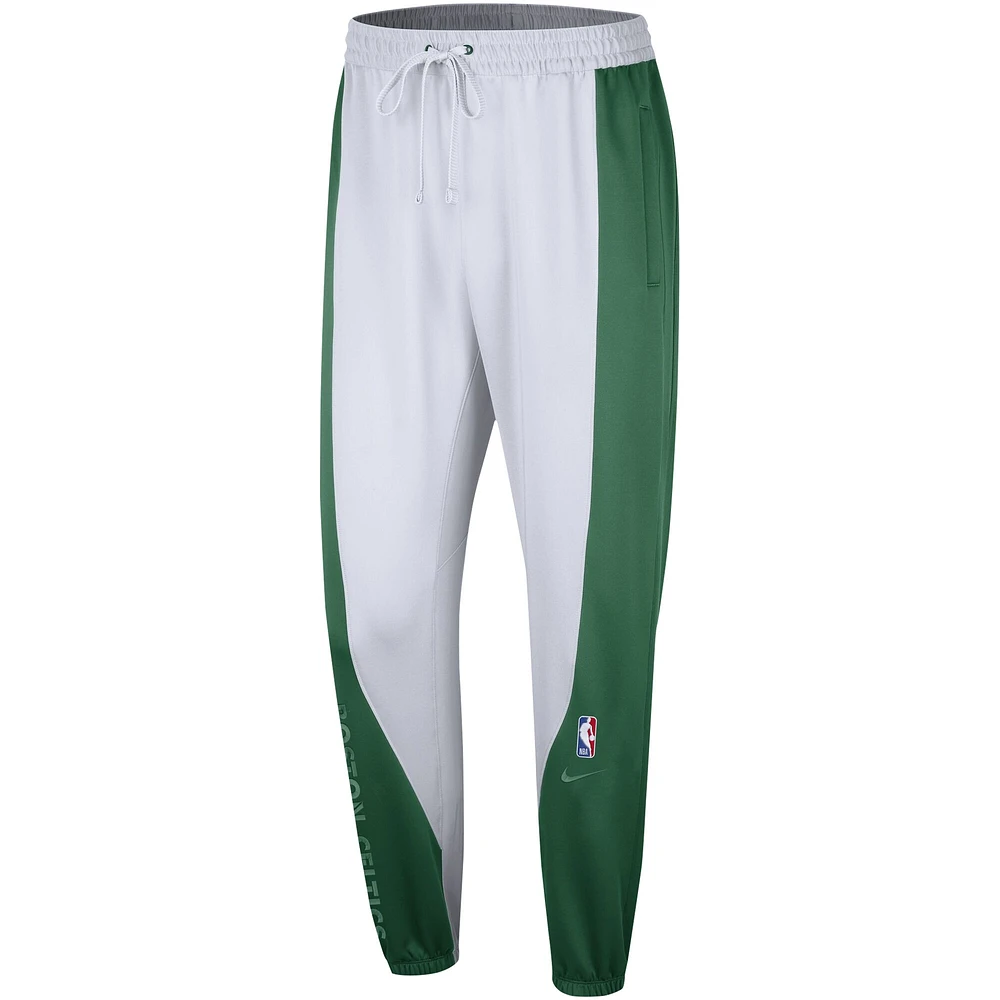 Pantalon Nike Kelly Vert/Blanc Boston Celtics 2023/24 Authentic Showtime pour Homme