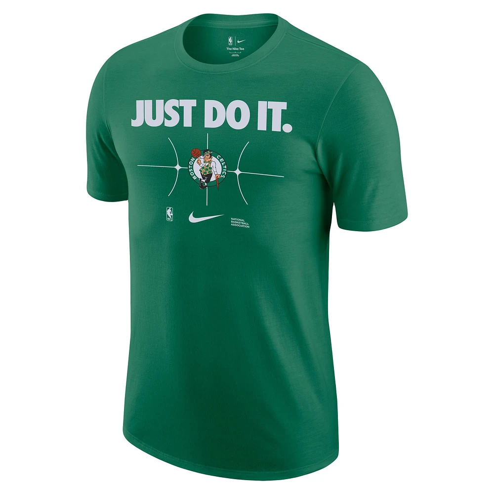 T-shirt Nike Kelly Green Boston Celtics Just Do It pour homme