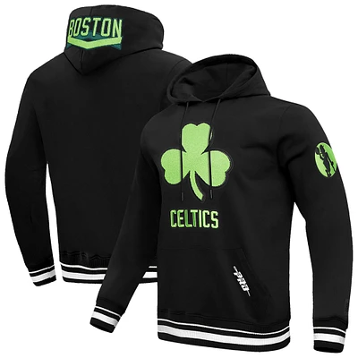 Men's Pro Standard Black Boston Celtics 2024/25 City Edition Pullover Hoodie