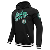 Sweat à capuche imprimé queue de script Boston Celtics Pro Standard pour homme noir