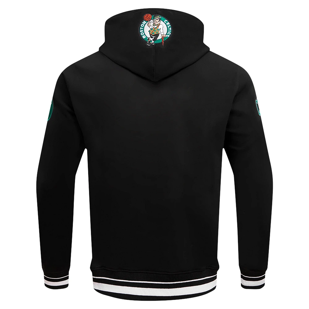 Sweat à capuche imprimé queue de script Boston Celtics Pro Standard pour homme noir
