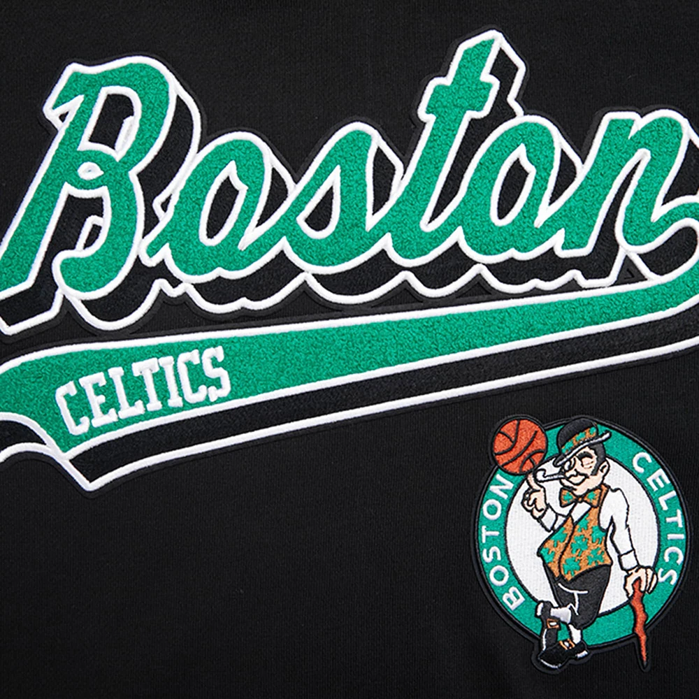 Sweat à capuche imprimé queue de script Boston Celtics Pro Standard pour homme noir