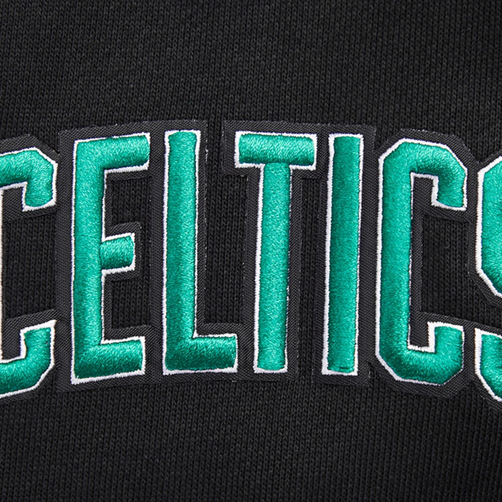 Sweat à capuche imprimé queue de script Boston Celtics Pro Standard pour homme noir