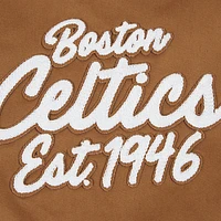 Veste zippée Boston Celtics Paint The City marron Pro Standard pour homme