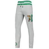 Men's Pro Standard Heathered Gray Boston Celtics Mash Up Capsule Sweatpants