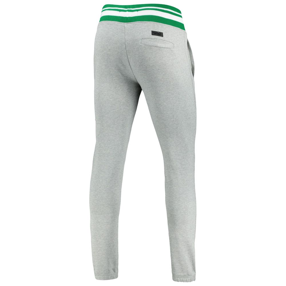 Men's Pro Standard Heathered Gray Boston Celtics Mash Up Capsule Sweatpants