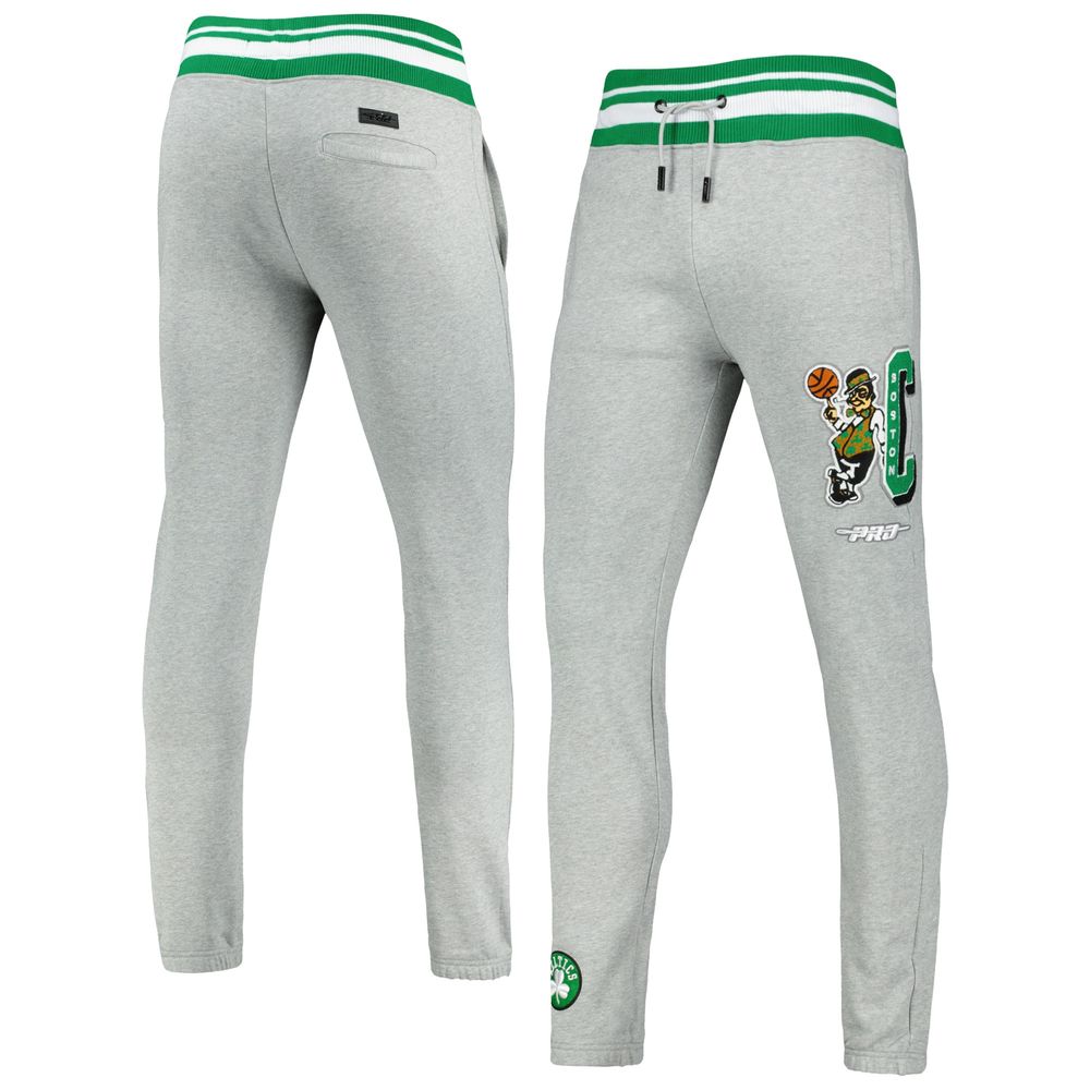 Men's Pro Standard Heathered Gray Boston Celtics Mash Up Capsule Sweatpants