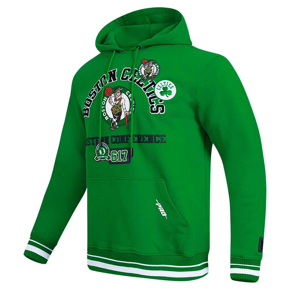 Sweat à capuche Pro Standard Kelly Green pour homme Boston Celtics Area Code