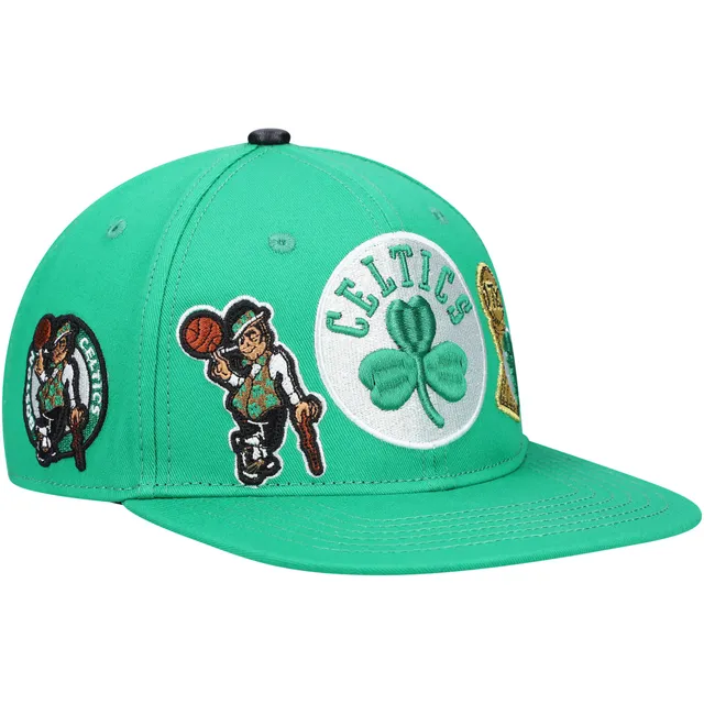 Mitchell & Ness Boston Celtics Pro Crown Snapback Off White/Green
