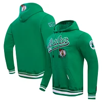 Men's Pro Standard Kelly Green Boston Celtics Script Tail Pullover Hoodie