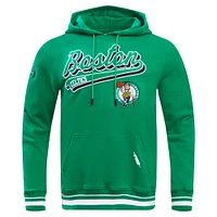 Men's Pro Standard Kelly Green Boston Celtics Script Tail Pullover Hoodie
