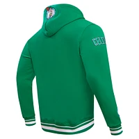 Men's Pro Standard Kelly Green Boston Celtics Script Tail Pullover Hoodie