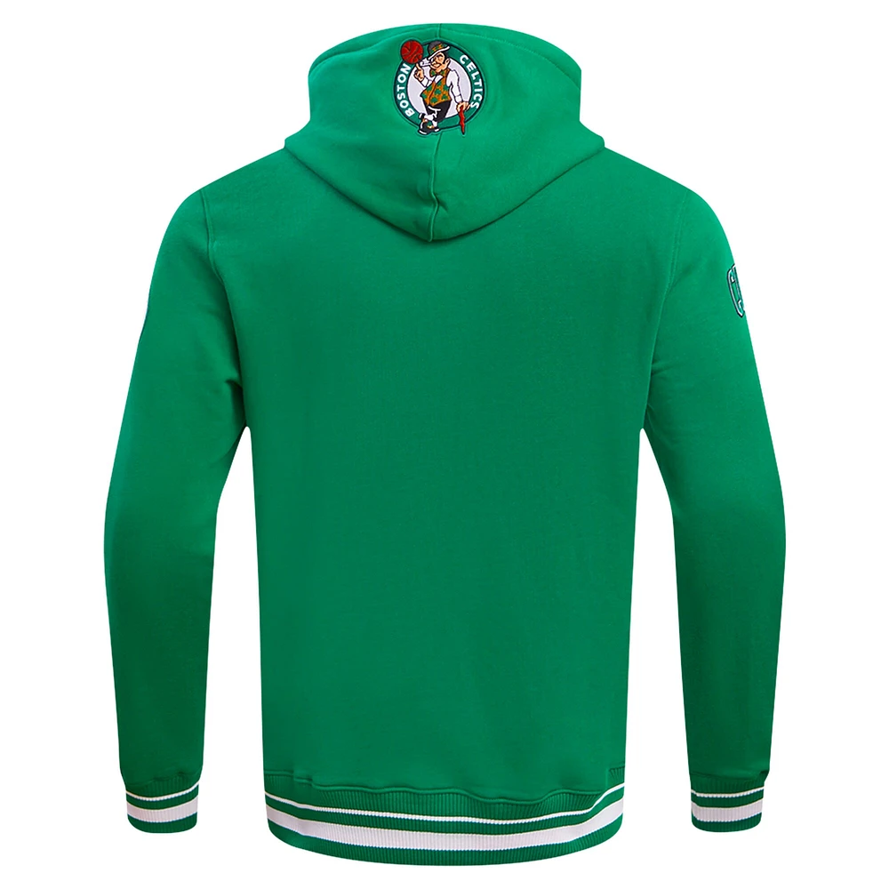Men's Pro Standard Kelly Green Boston Celtics Script Tail Pullover Hoodie