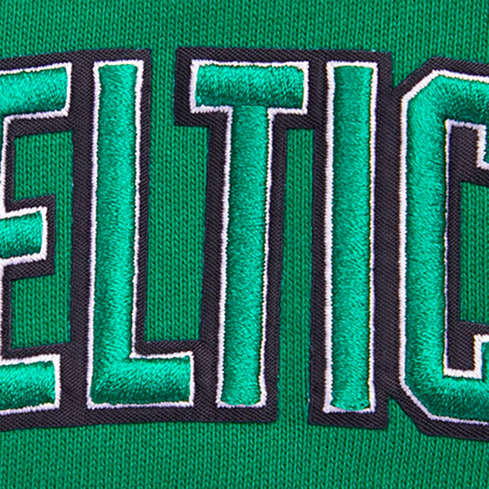 Men's Pro Standard Kelly Green Boston Celtics Script Tail Pullover Hoodie