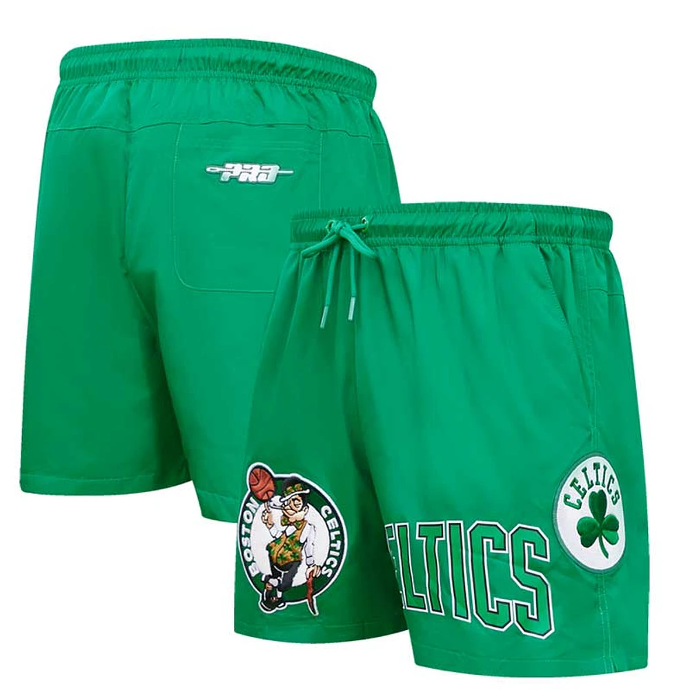 Pro Standard Kelly Green Boston Celtics tissé pour homme - Short