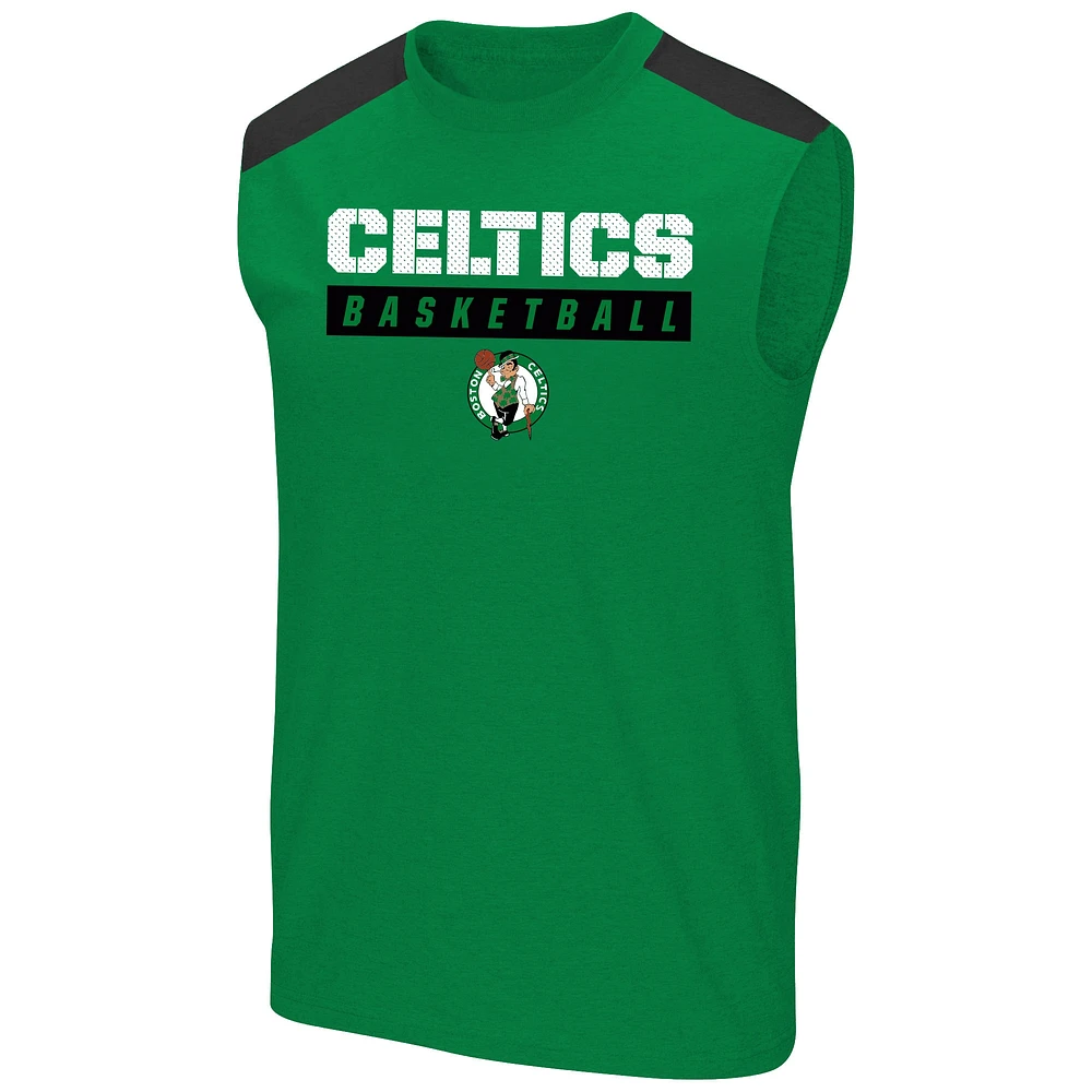 Men's Profile Jayson Tatum Kelly Green Boston Celtics Big & Tall Player Muscle Tank