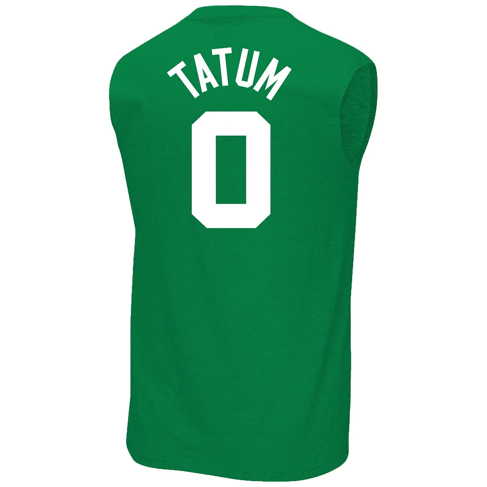 Men's Profile Jayson Tatum Kelly Green Boston Celtics Big & Tall Player Muscle Tank