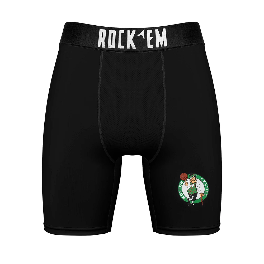 Lot de chaussettes et caleçons boxeurs Boston Celtics pour homme Rock Em Socks