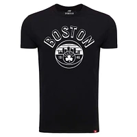 Men's Sportiqe Black Boston Celtics Comfy Tri-Blend T-Shirt