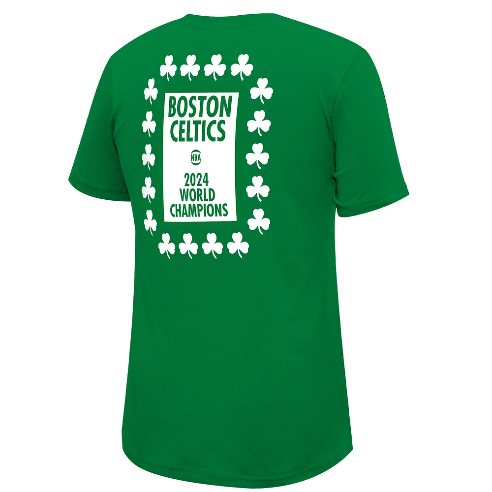 Men's Stadium Essentials Kelly Green Boston Celtics 18-Time NBA Finals Champions Banner 18 Play T-Shirt