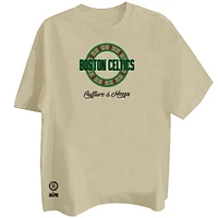 Men's Two Hype Khaki Boston Celtics Worldwide Collection Premium T-Shirt
