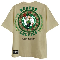 Men's Two Hype Khaki Boston Celtics Worldwide Collection Premium T-Shirt