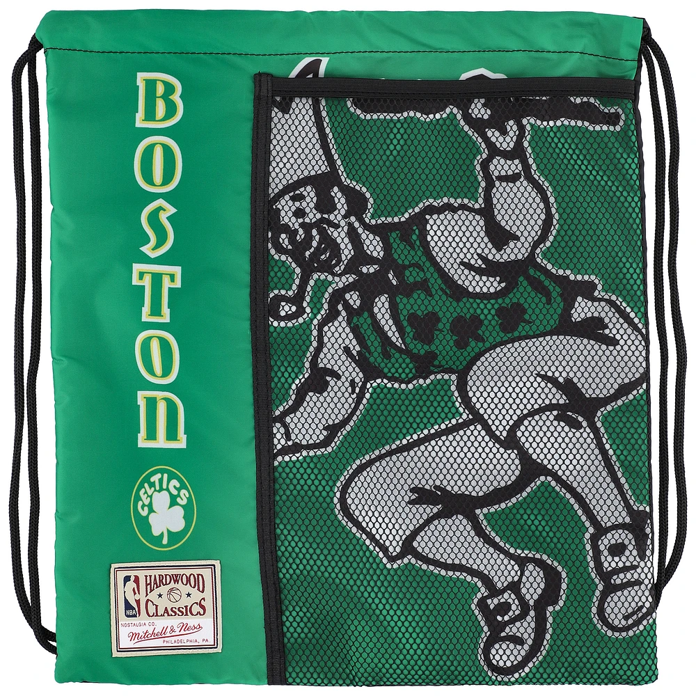 Mitchell & Ness Boston Celtics Hardwood Classics Sac à bandoulière avec logo de l'équipe