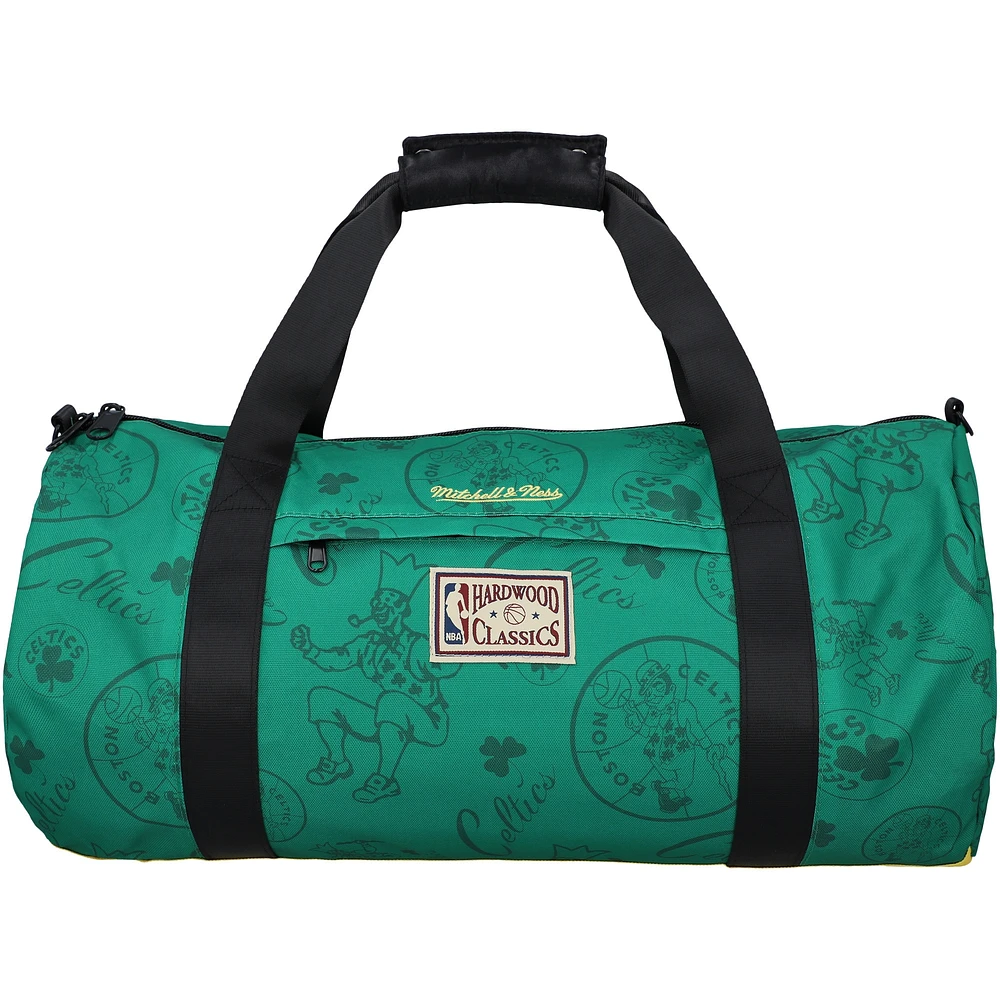 Sac de sport avec logo de l'équipe des Celtics de Boston Mitchell & Ness