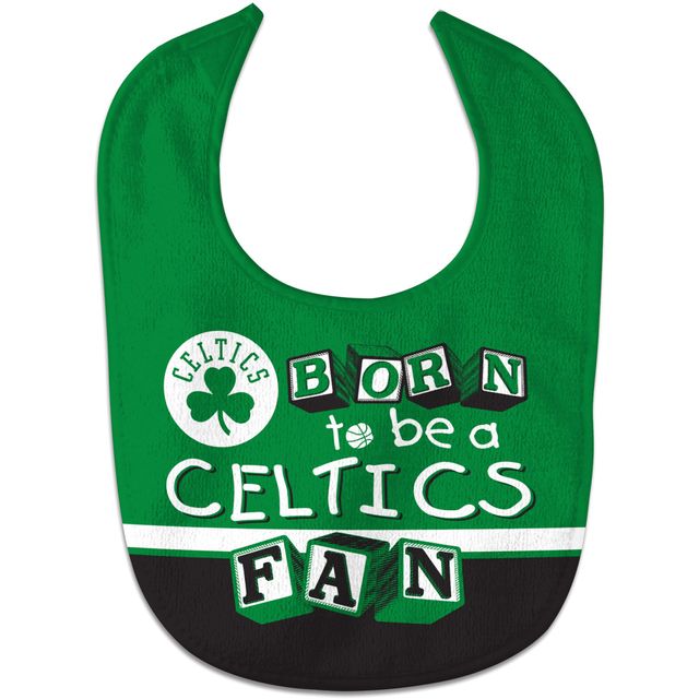 Nouveau-né et nourrisson WinCraft Boston Celtics Né pour être un fan All-Pro - Bavoir pour bébé