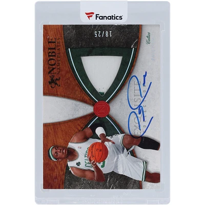 Carte autographiée GU Relic #NN-PP #18/25 de Paul Pierce Boston Celtics 2006-07 Upper Deck Exquisite Collection 2 couleurs