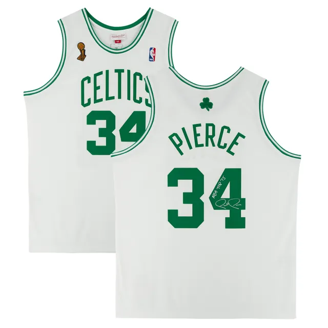 Boston Celtics Larry Bird Autographed Green Mitchell & Ness Washed