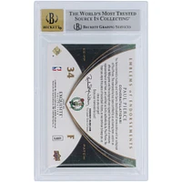 Paul Pierce Boston Celtics Autographed 2008-09 Upper Deck Exquisite Collection Emblems Relic #EE-PP #5/10 BGS Authenticated 8/10 Card - 9.5,8,7.5,9 Subgrades