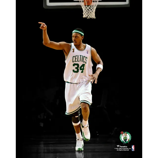 Paul Pierce Boston Celtics Unsigned 2008 NBA Finals MVP Trophy Celebration  Photograph