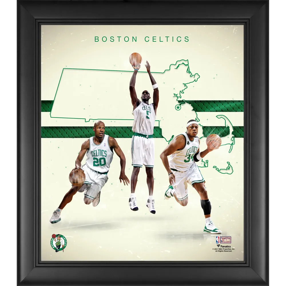 Paul Pierce Boston Celtics Unsigned 2008 NBA Finals Drive to the Rim  Photograph