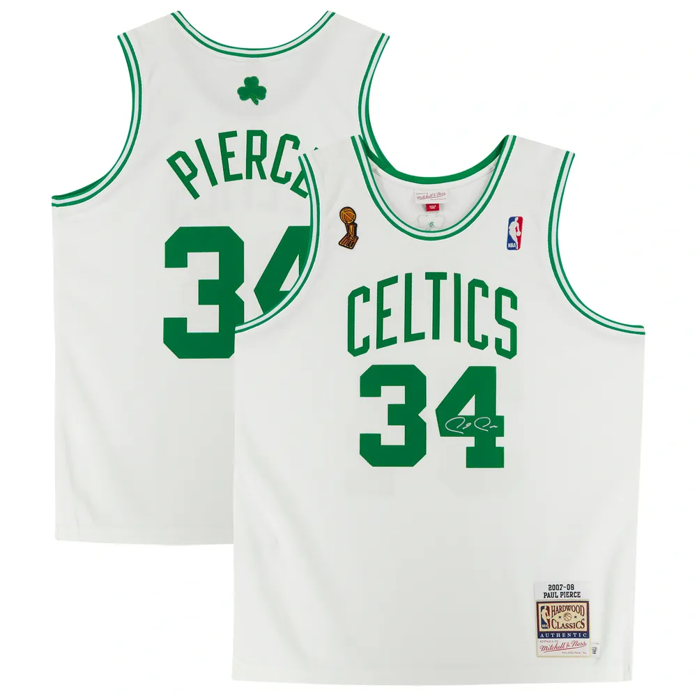 Men's Mitchell & Ness Paul Pierce Kelly Green Boston Celtics Hardwood  Classics Swingman Jersey